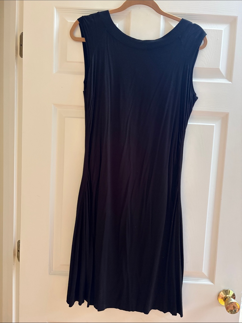 Three Dots Black Sleeveless A-Line Dress
